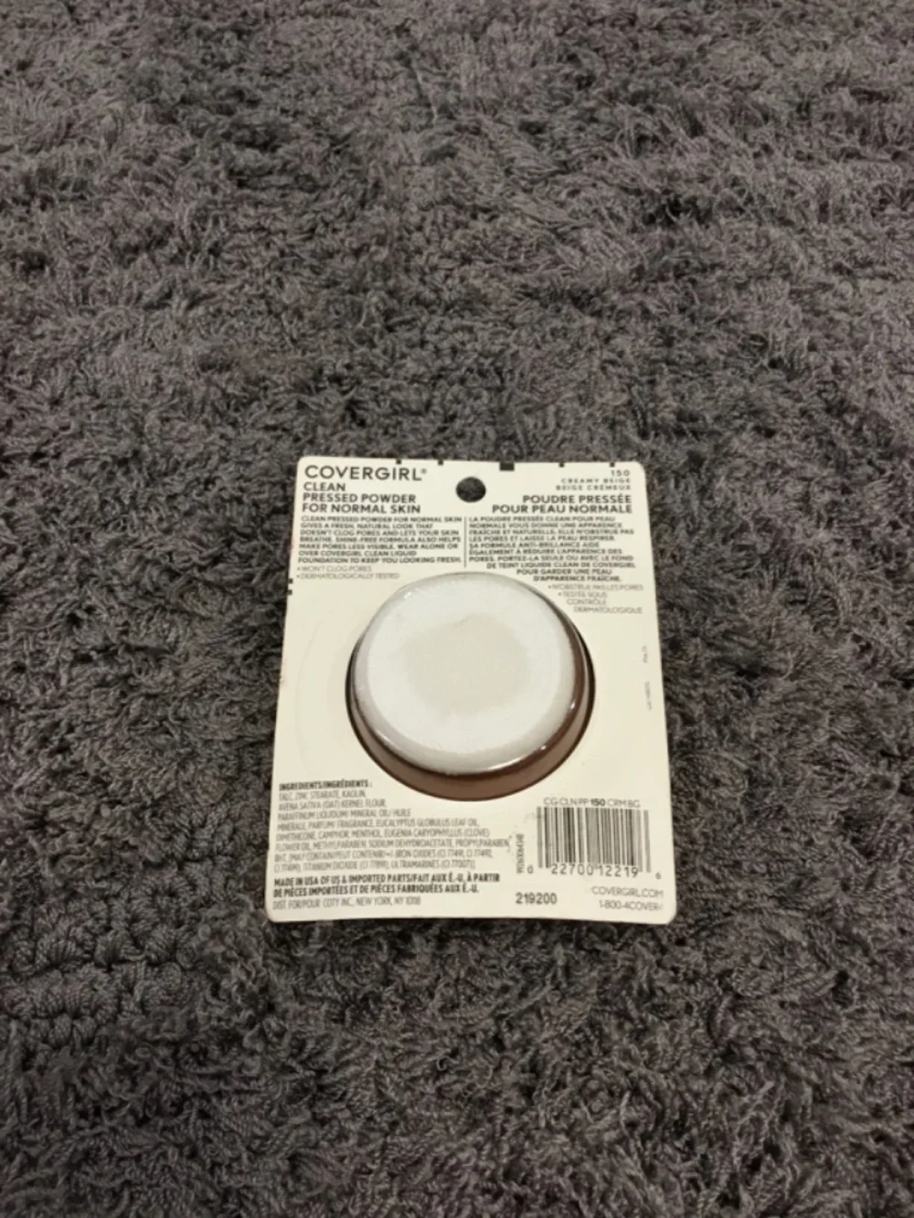 Covergirl Clean Pressed Powder-150 Creamy Beige